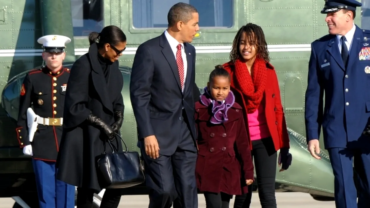 Obama declară că fiicele sale s-au 