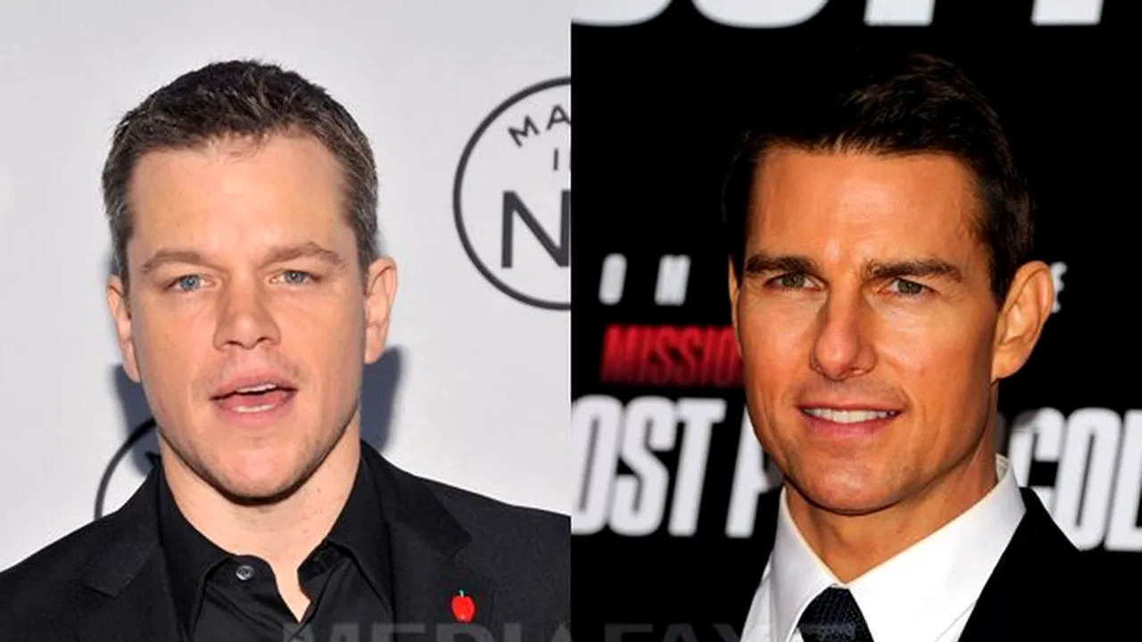 Matt Damon şi Tom Cruise ar urma să joace împreună într-o adaptare după 