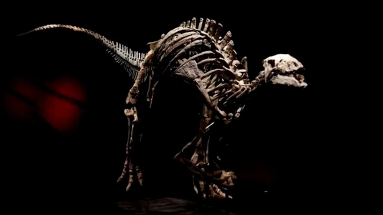 Dinozaurul cunoscut sub numele „Barry” este scos la vânzare într-o licitaţie la Paris