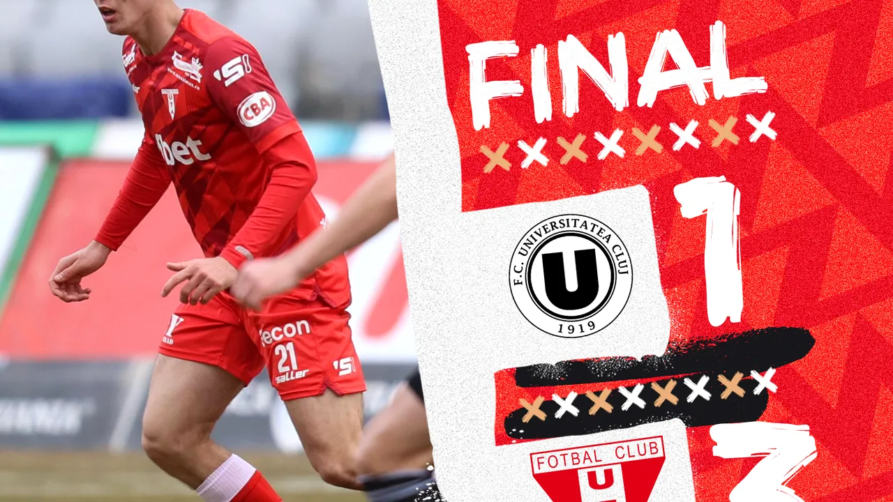 Superliga: UTA a învins în deplasare pe U Cluj