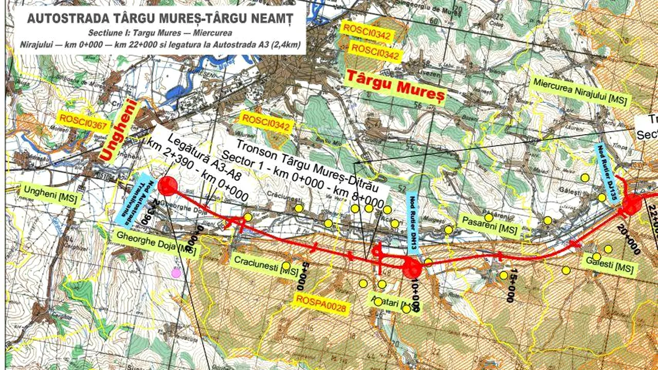 Pas important pentru construcţia autostrăzii care va lega Moldova de Transilvania
