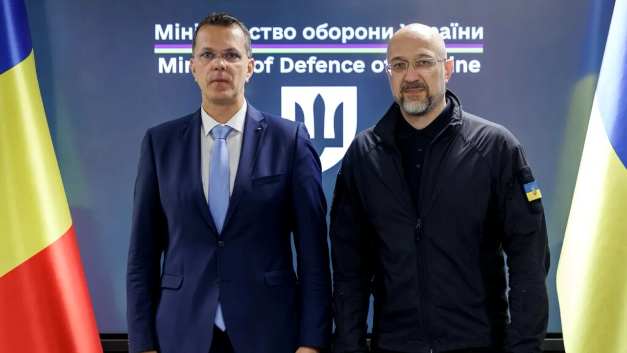 Ministrul Apărării, Ionuț Moșteanu, s-a întâlnit cu omologul său ucrainean, Denis Șmîhal. Ce au discutat cei doi