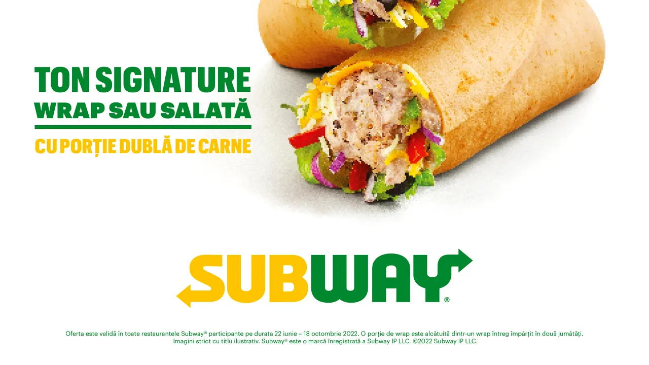 Subway lansează un meniu de vară cu produse noi cu ton