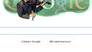 Google îl omagiază pe George Enescu, la 130 de ani de la naşterea compozitorului român
