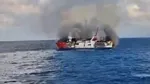 Feribot în flăcări în largul insulei Bali. 172 de persoane evacuate, un pasager a murit