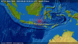 Un cutremur cu magnitudinea 7 s-a produs în Indonezia. Epicentrul seismului a fost în largul mării Bali