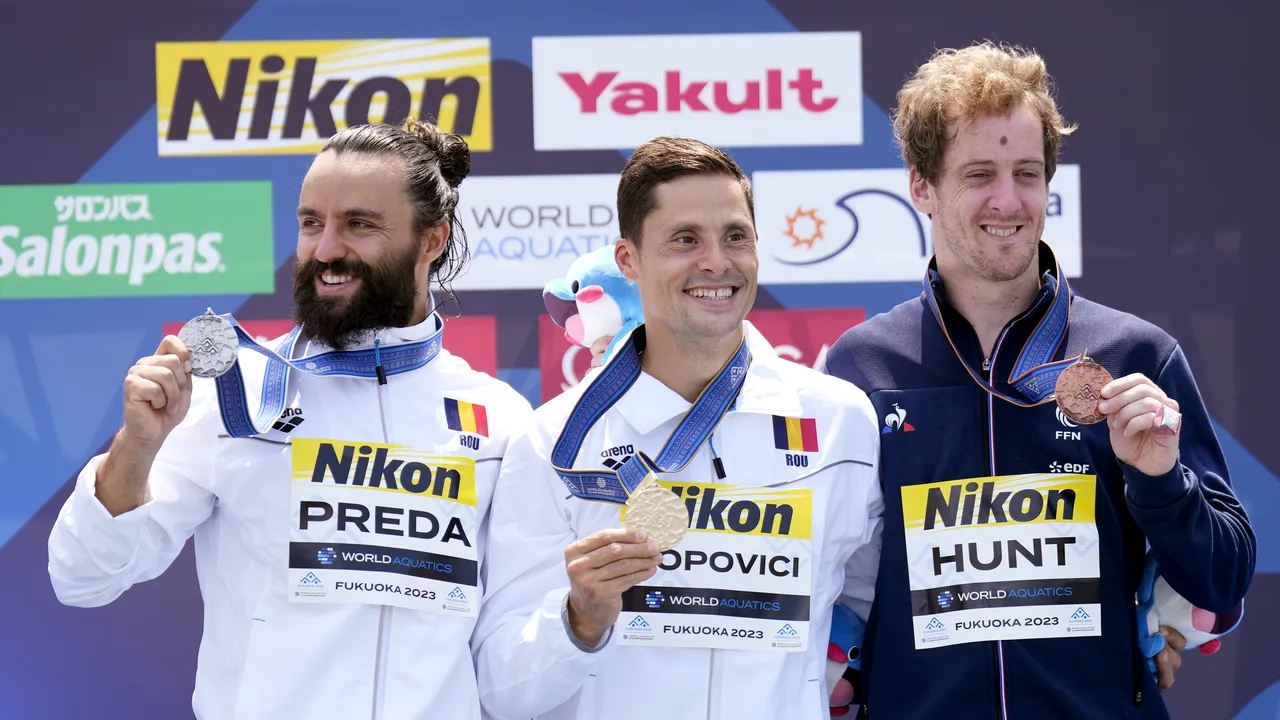 Constantin Popovici şi Cătălin Preda, nominalizaţi şi de European Aquatics la titlul de sportivului anului 2023