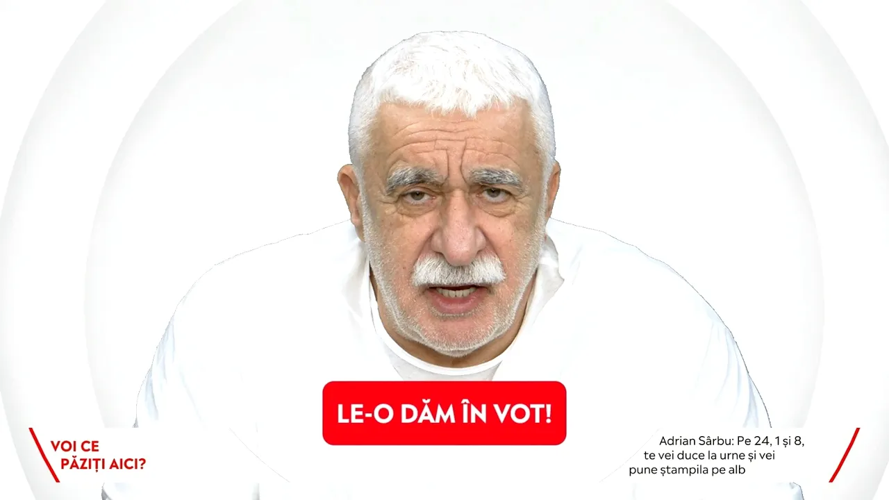 Adrian Sârbu: Ca să-ţi ia votul, impostorii de partid se prefac că se ceartă. Se vor împăca şi vor conduce ţara împotriva ta! Ştii ce ai de făcut: TE DUCI ŞI PUI ŞTAMPILA PE ALB, ADICĂ PE NICIUNUL!