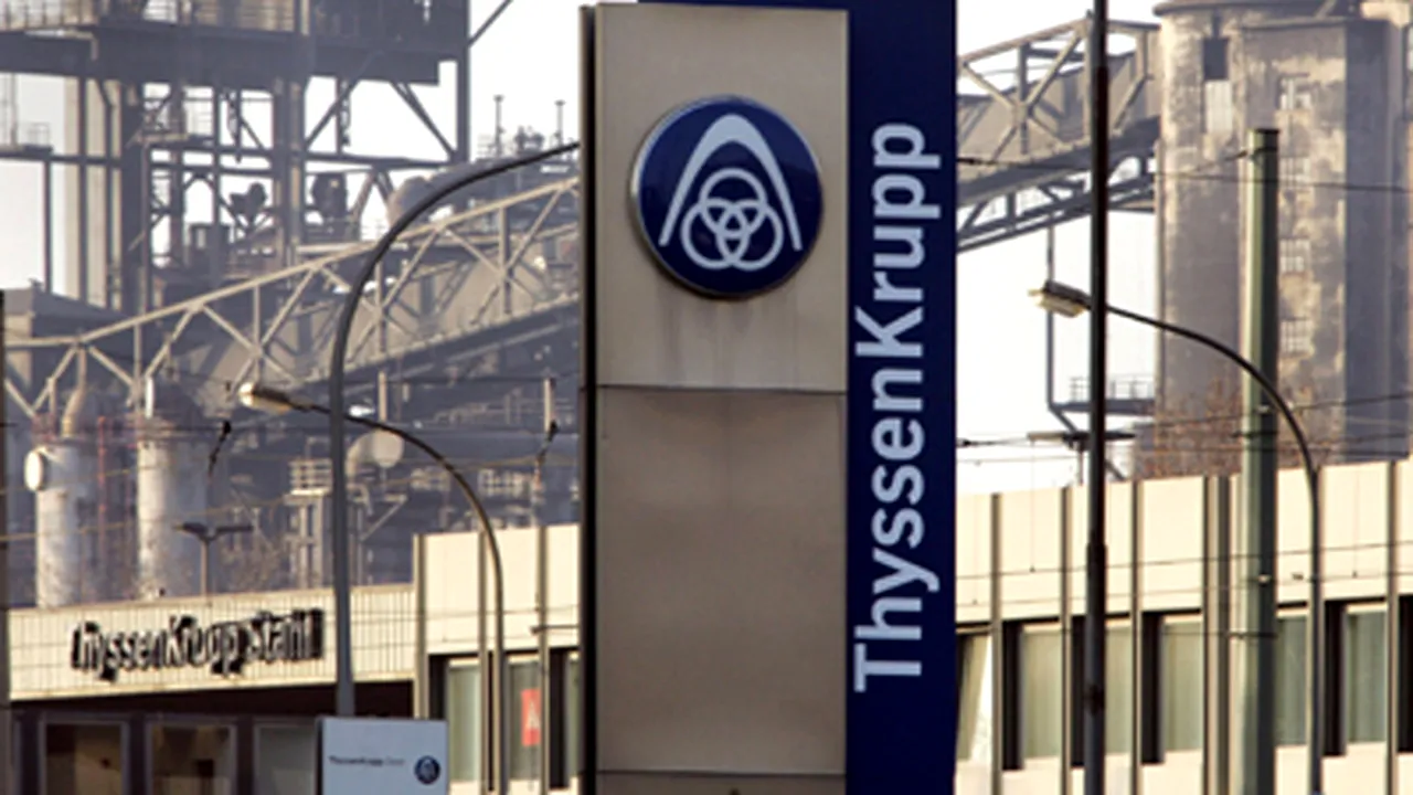 ThyssenKrupp defiinţează 10.000 de locuri de muncă în Germania