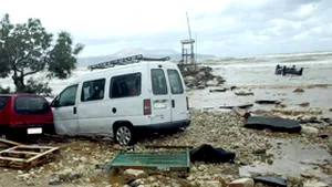 Nordul Greciei, afectat de furtuni şi inundaţii