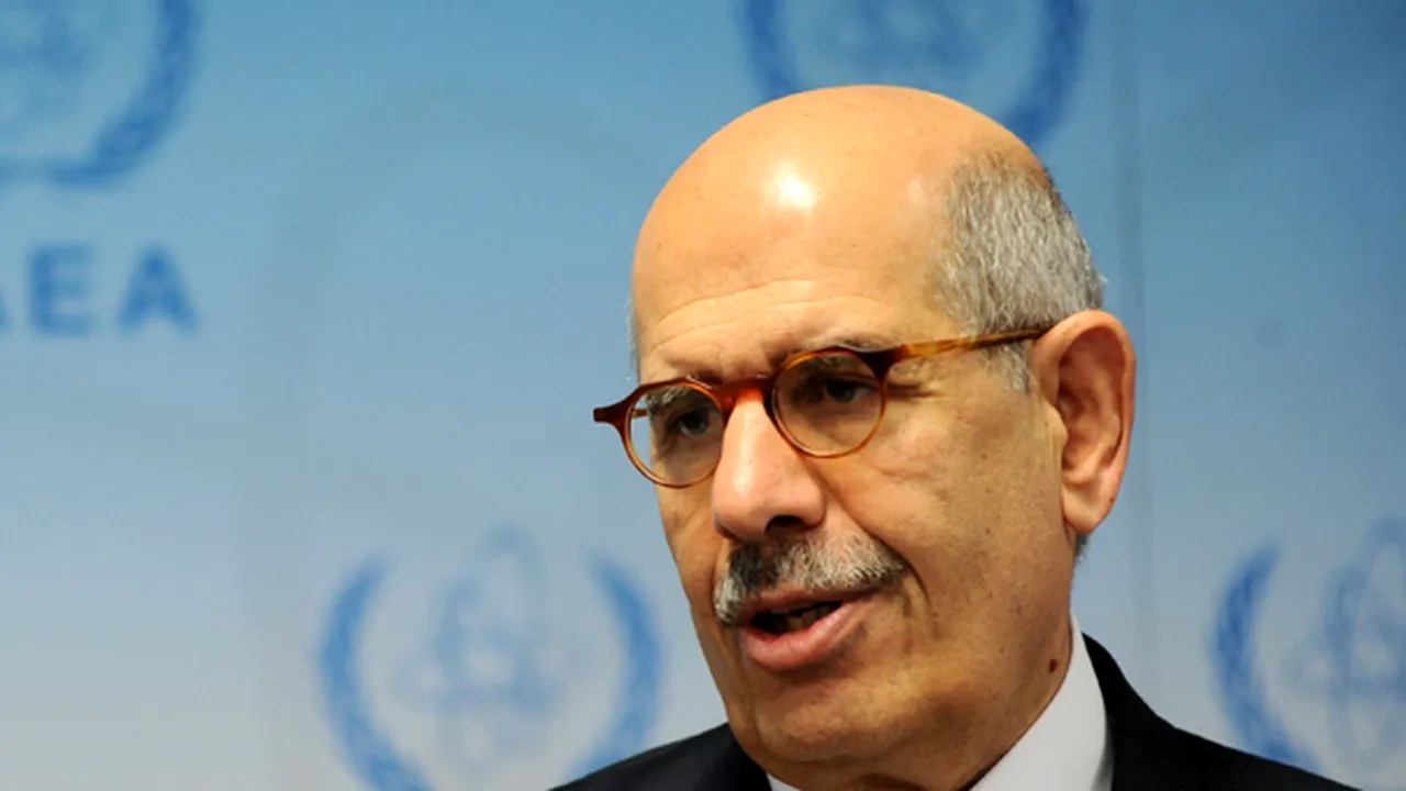 ElBaradei, fostul director AIEA, candidează la alegerile prezidenţialele din Egipt