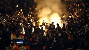 Suporteri croaţi veniţi la meciul FC Timişoara - Dinamo Zagreb, reţinuţi pentru violenţe