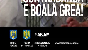 Noua campanie naţională anti-contrabandă - „Contrabanda e boală grea! ”