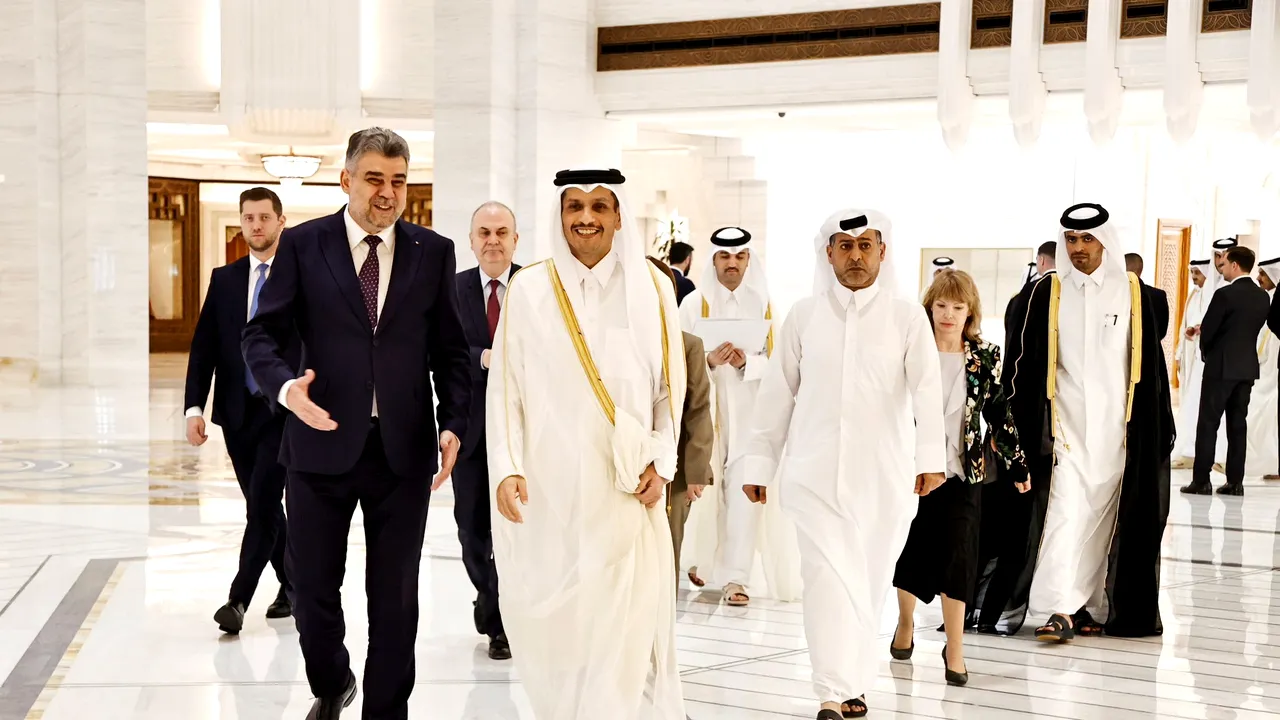 Ciolacu, discuţii în Qatar despre investiţii în Portul Constanţa şi Autostrada Comarnic - Braşov