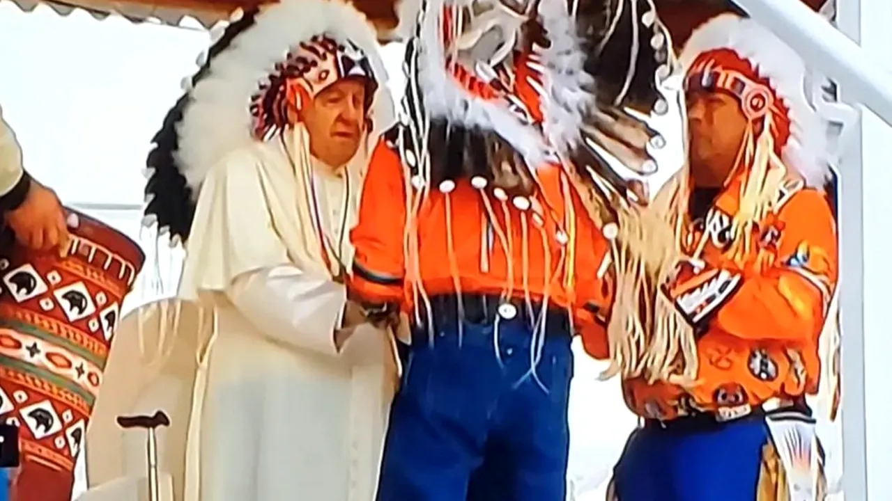 Papa cere din nou iertare la finalul turneului în nordul Canadei