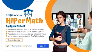 Fundaţia Upper Education lansează cea de-a VI-a ediţie HiPerMath