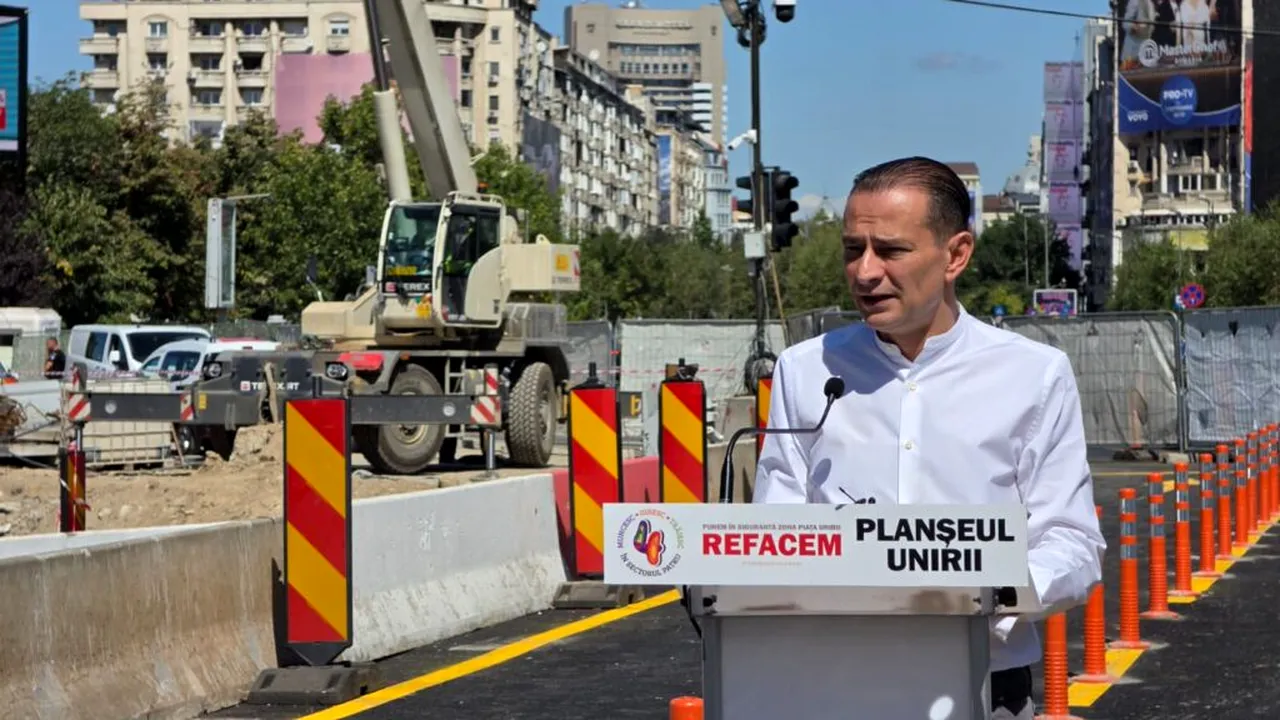 Daniel Băluță: Restricțiile de circulație din Piața Unirii, ridicate. „Am demonstrat că se poate”