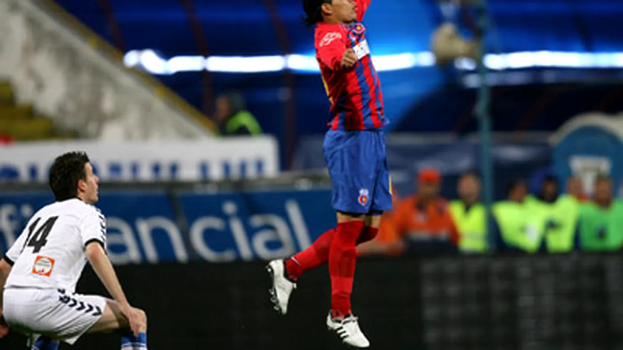 Steaua a obţinut cea mai categorică victorie din acest sezon