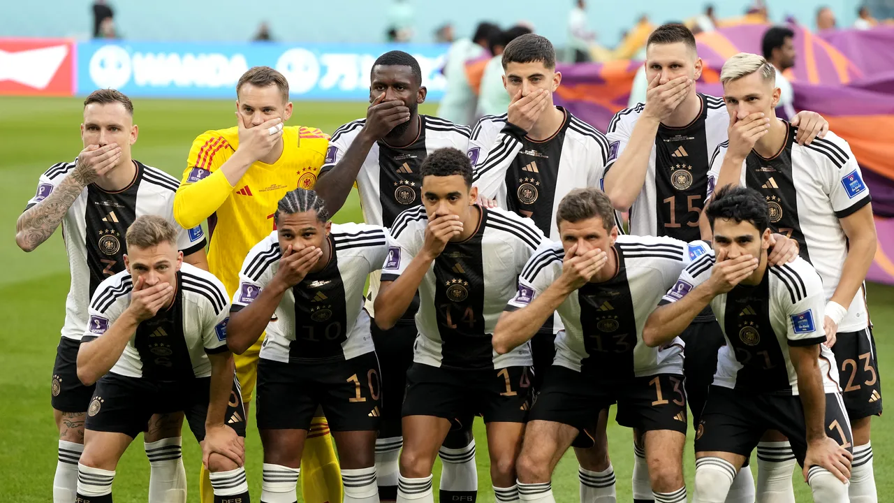 Germania, formă inedită de protest la Cupa Mondială. Mesajul transmis de Federaţia Germană de Fotbal