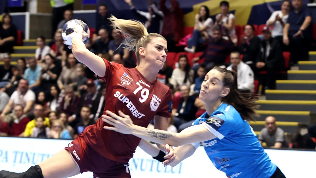 Rapid Bucureşti s-a calificat în sferturile de finală ale Ligii Campionilor la handbal feminin