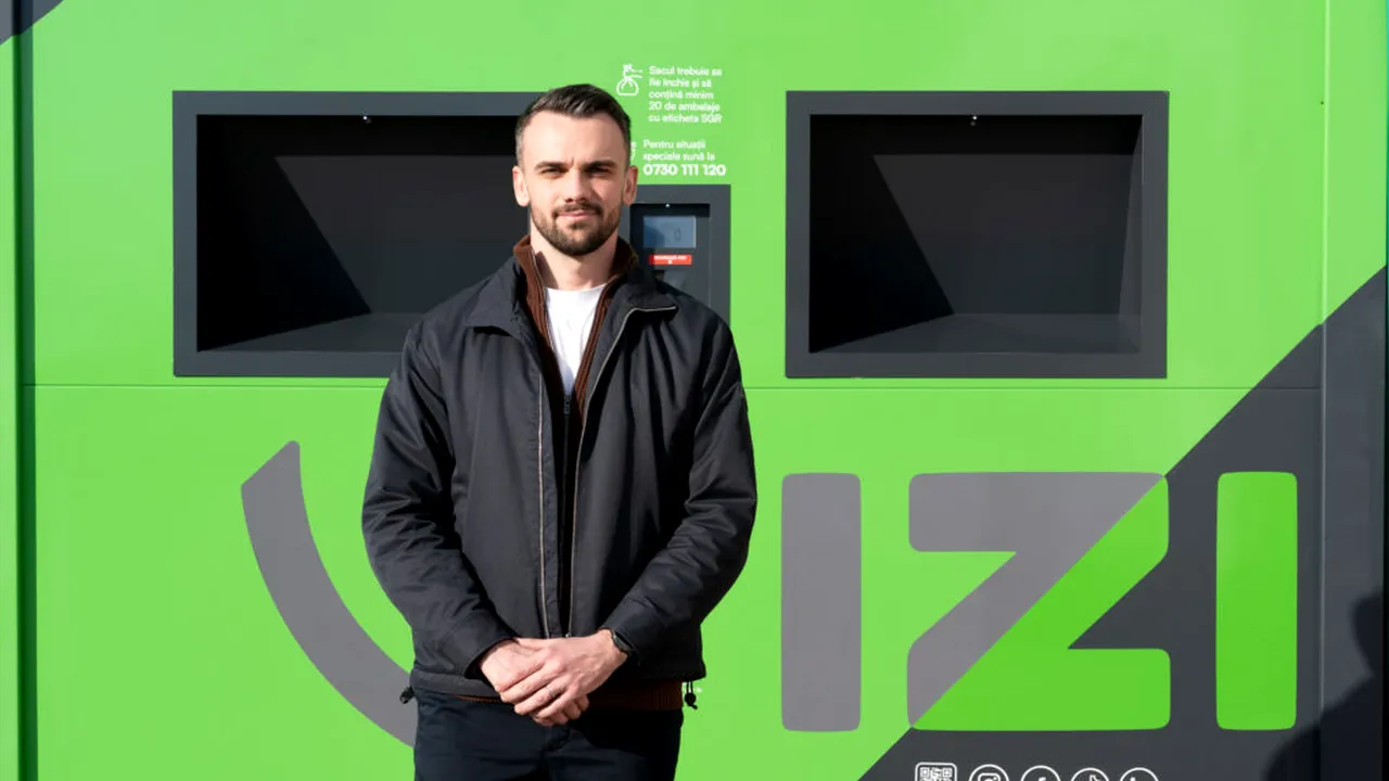 Ieșeanul care a brevetat colectarea PET-urilor cu sacul extinde RVM-urile IZI în șase orașe: planul pentru România