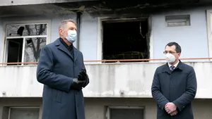 Iohannis, declaraţii la 8 ore de la producerea incendiului de la „Matei Balş”: „Situaţia se repetă. Problema este mult mai amplă”