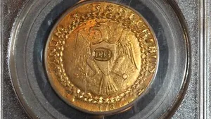 Prima monedă din aur emisă în Statele Unite, vândută la licitaţie cu peste 4,5 milioane de dolari