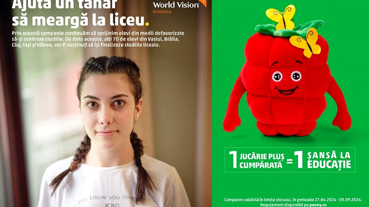 PENNY şi World Vision România lansează o nouă campanie de loializare