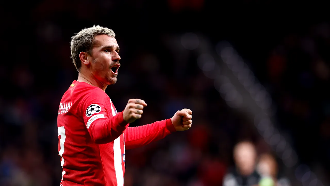 Antoine Griezmann devine cel mai bun marcator din toate timpurile al lui Atlético Madrid
