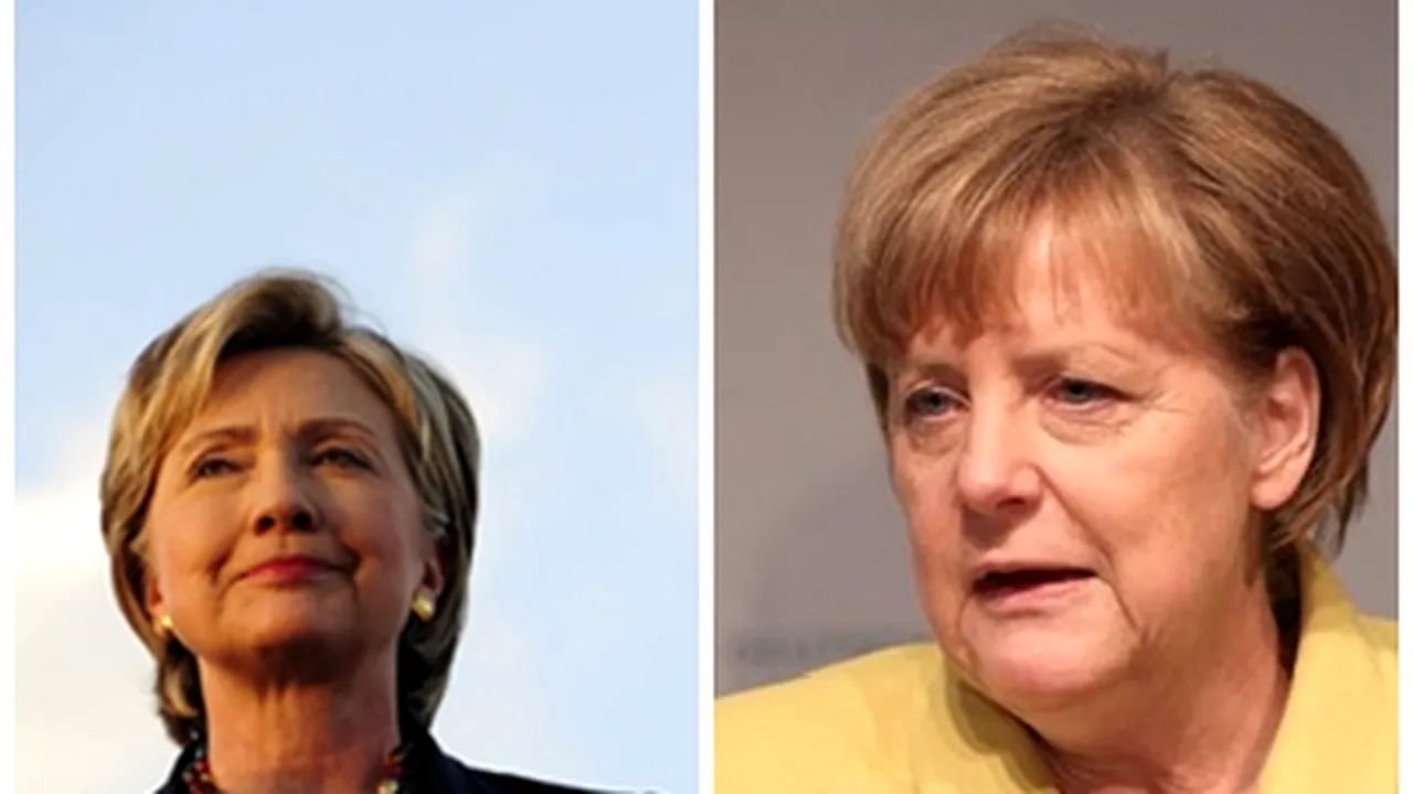 Hillary Clinton a indicat-o pe Angela Merkel drept unul dintre liderii săi favoriţi