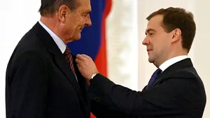 Jacques Chirac, onorat pentru promovarea culturii ruse