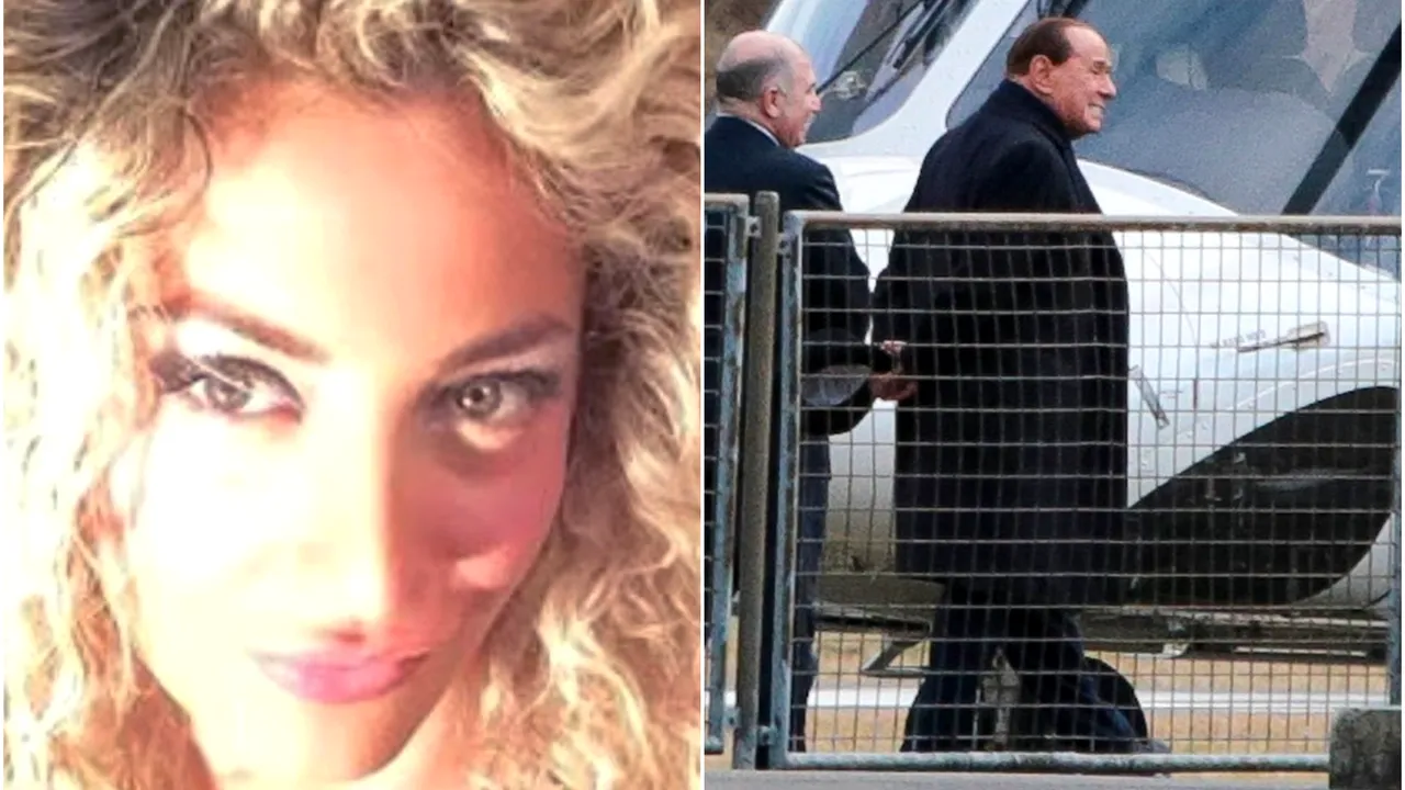 FOTO: Noua iubită a lui Silvio Berlusconi, mai tânără cu 53 de ani decât el, are iniţialele fostului premier italian tatuate pe corp