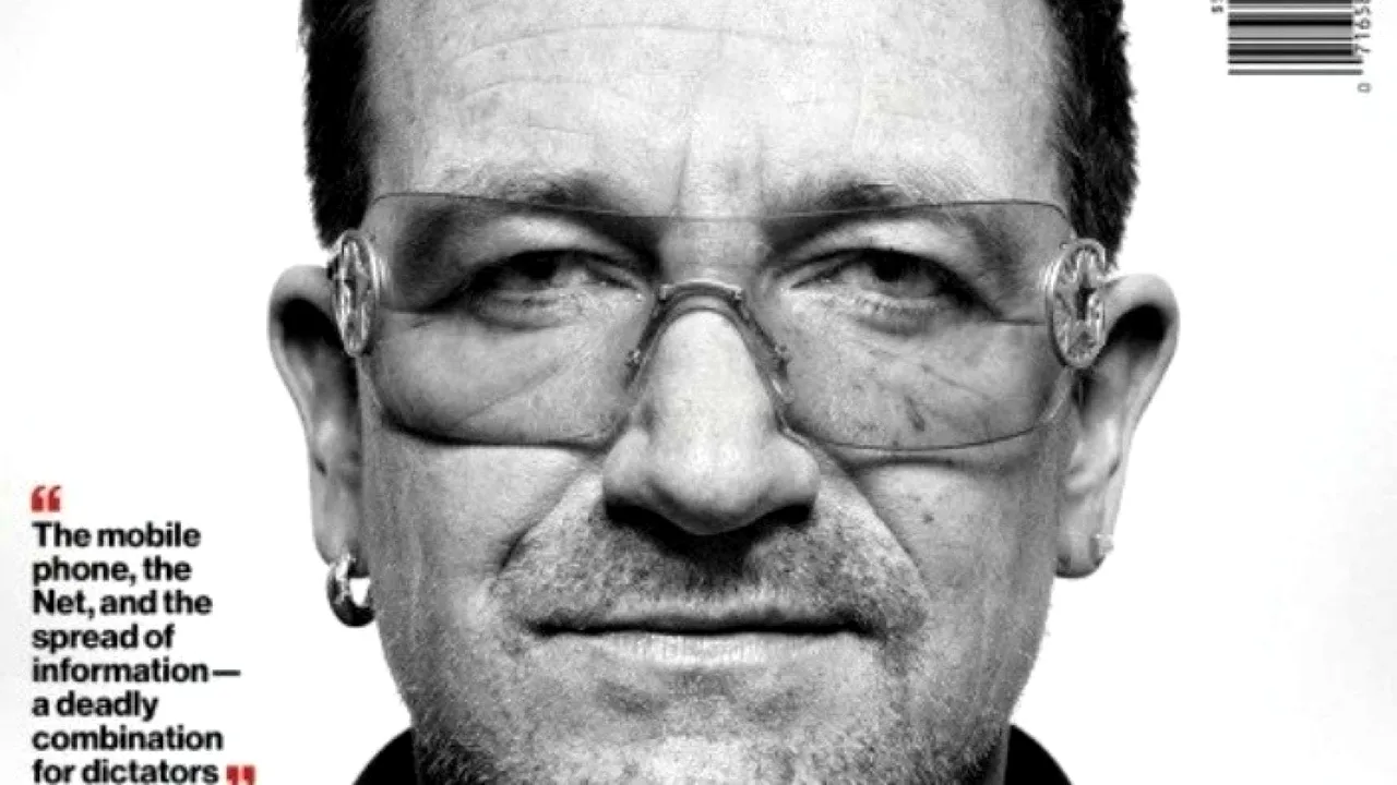9 ani de la o copertă celebră. Bono: Internetul şi telefoanele mobile ne vor elibera de dictatori

