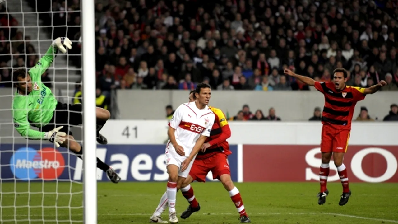 VfB Stuttgart - FC Sevilla, scor 1-3, în grupa G a Ligii Campionilor - VIDEO