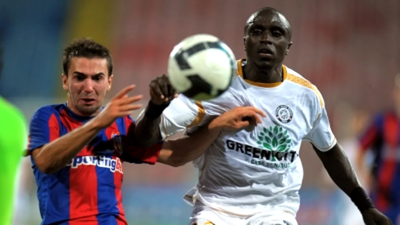 Unirea Urziceni a câştigat derbiul cu Steaua, scor 1-0, în Liga I