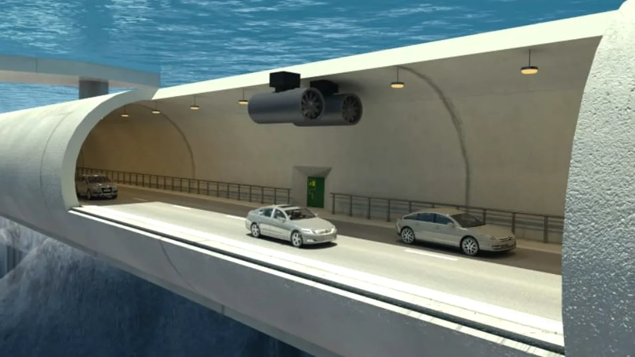 Prima AUTOSTRADĂ subacvatică din lume. Trece printr-un tunel plutitor şi unul construit sub nivelul mării. Distanţa este una impresionantă | VIDEO