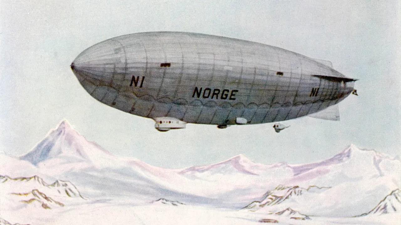 Povestea dirijabilului Norge. Tristul sfârşit al primei aeronave care a reuşit să ajungă la Polul Nord