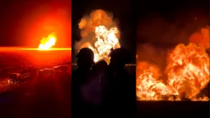 EXTERNE Incendiu pe o conductă de gaze din Siria, după o explozie. Autoritățile suspectează un sabotaj