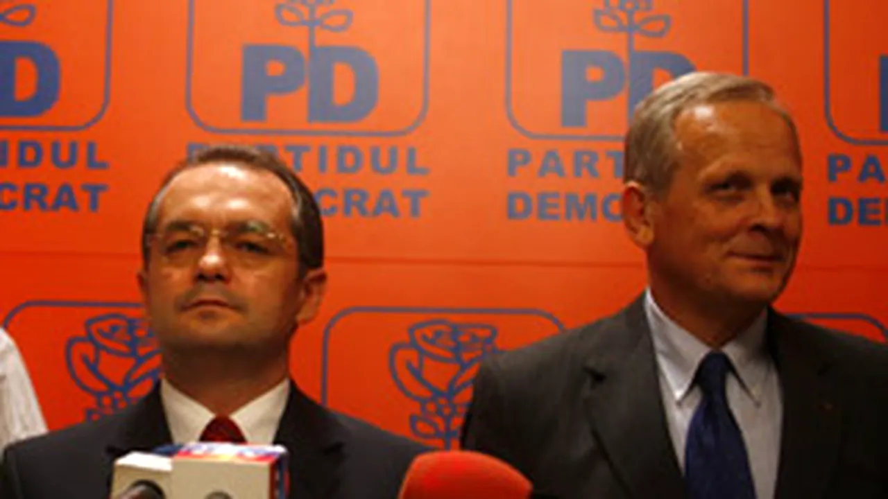 Colegiul Director al PD şi Delegaţia Permanentă a PLD au aprobat unificarea celor două partide