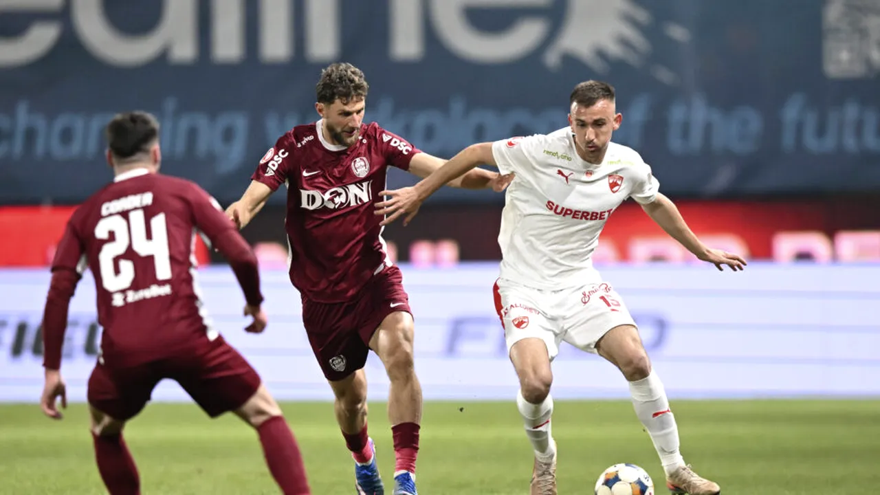Programul etapei de Paști în Superliga de fotbal. Când se joacă CFR Cluj - Dinamo