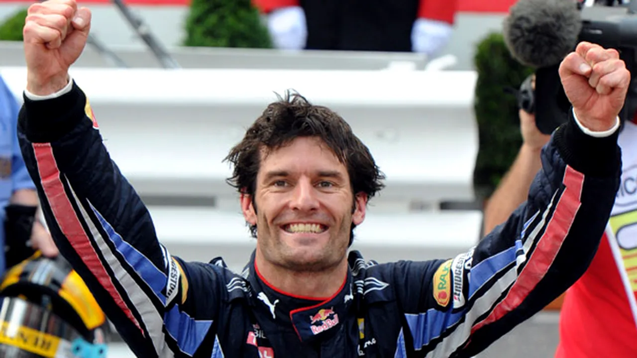 Mark Webber a câştigat Marele Premiu de Formula 1 al Principatului Monaco