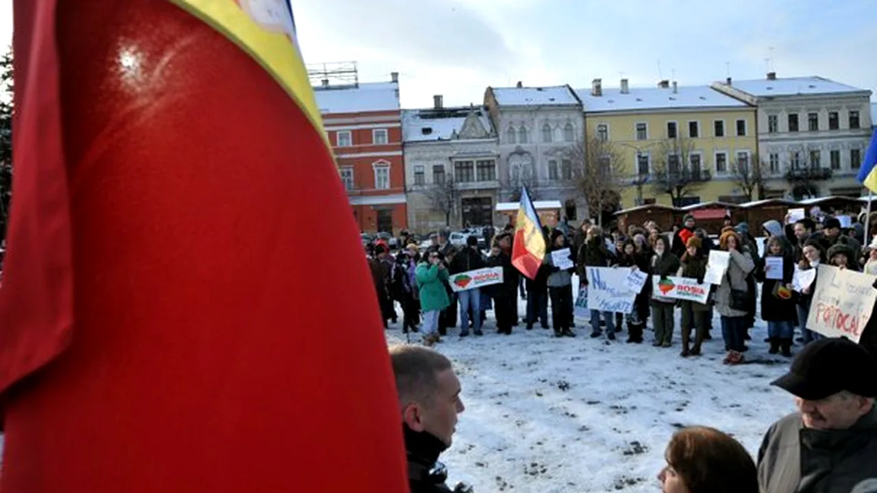 A 11-A ZI DE PROTESTE ÎN ŢARĂ. Aproape 3000 de persoane au protestat în toată ţara