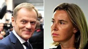 UE îşi completează echipa de conducere cu două noi personalităţi, Donald Tusk şi Federica Mogherini