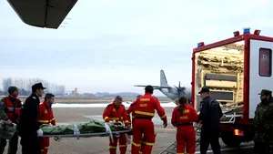 Bărbatul cu arsuri în urma exploziei de la Navrom, transferat la Spitalul de Arşi din Bucureşti