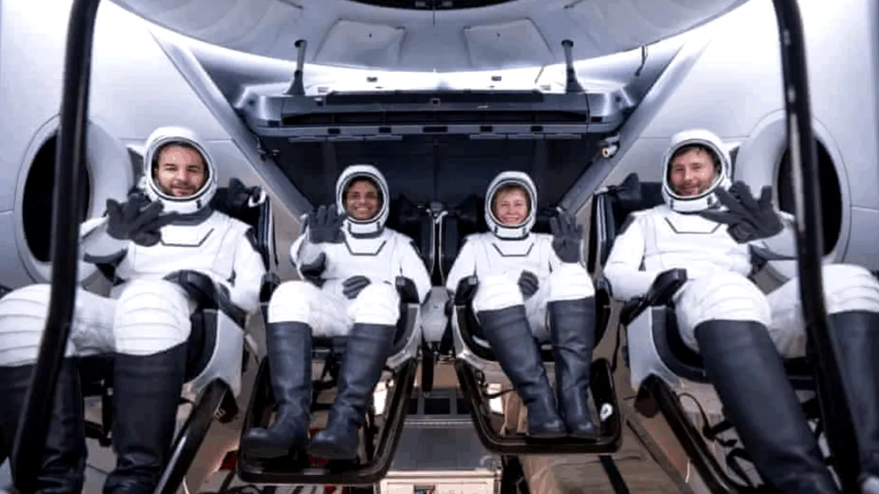 Astronauți din India, Polonia și Ungaria în prima lor misiune pe Stația Spațială Internațională