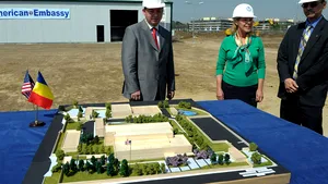 Noul sediu al ambasadei SUA - o clădire verde cu piatră din cariere româneşti