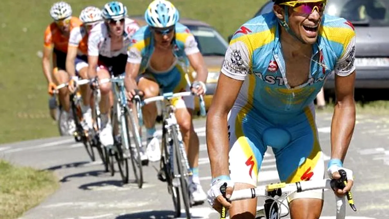 Alberto Contador a preluat tricoul galben în turul Franţei