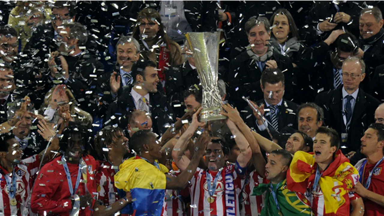 Atletico Madrid a câştigat prima ediţie a Ligii Europa - GALERIE FOTO