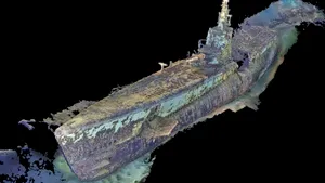 Epava unui submarin american din al Doilea Război Mondial a fost găsită după 80 de ani