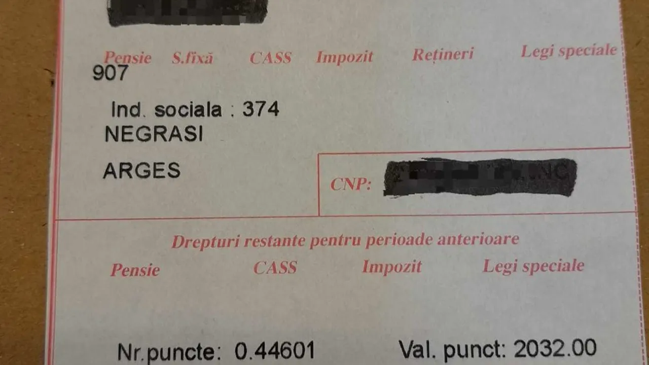 Ministerul Muncii anunţă că se tipăresc taloanele de pensie pentru ianuarie 2024, care prevăd pensiile mărite